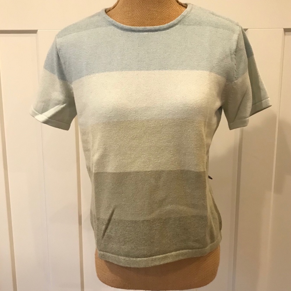 Talbots Petites Small Short Sleeve Sweater